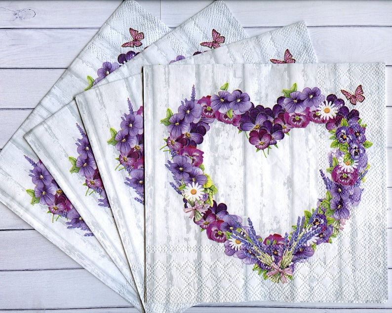 Decoupage tissue Napkin - Journal Carnival