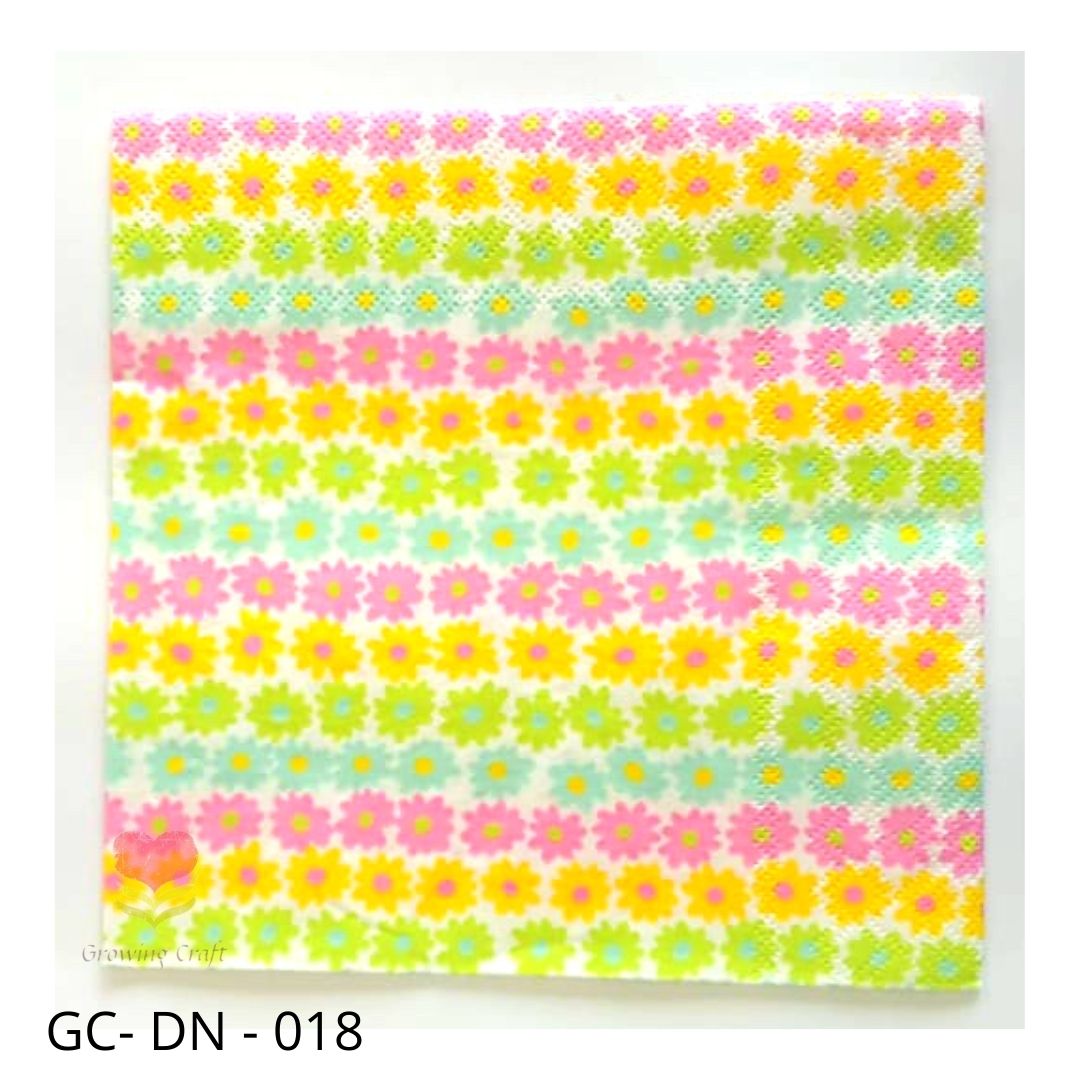 Decoupage tissue Napkin - Journal Carnival