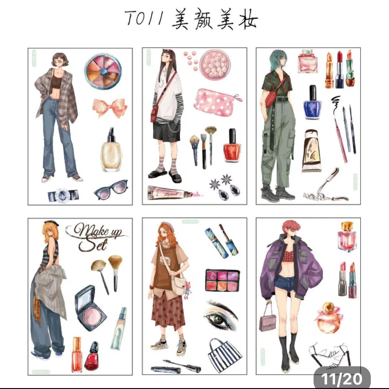 Creative Washi Paper Stickers - Journal Carnival