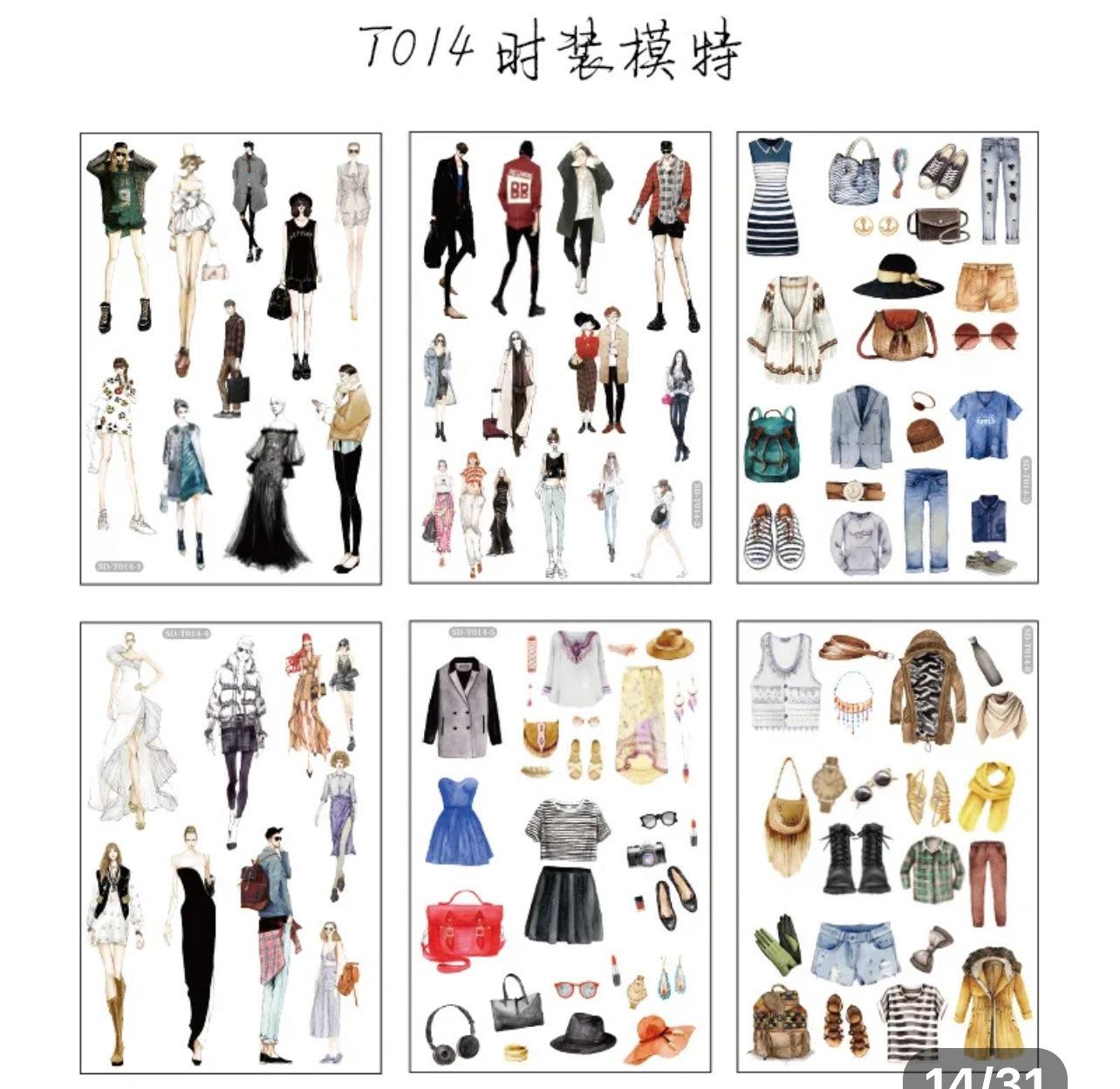 Creative Washi Paper Stickers - Journal Carnival