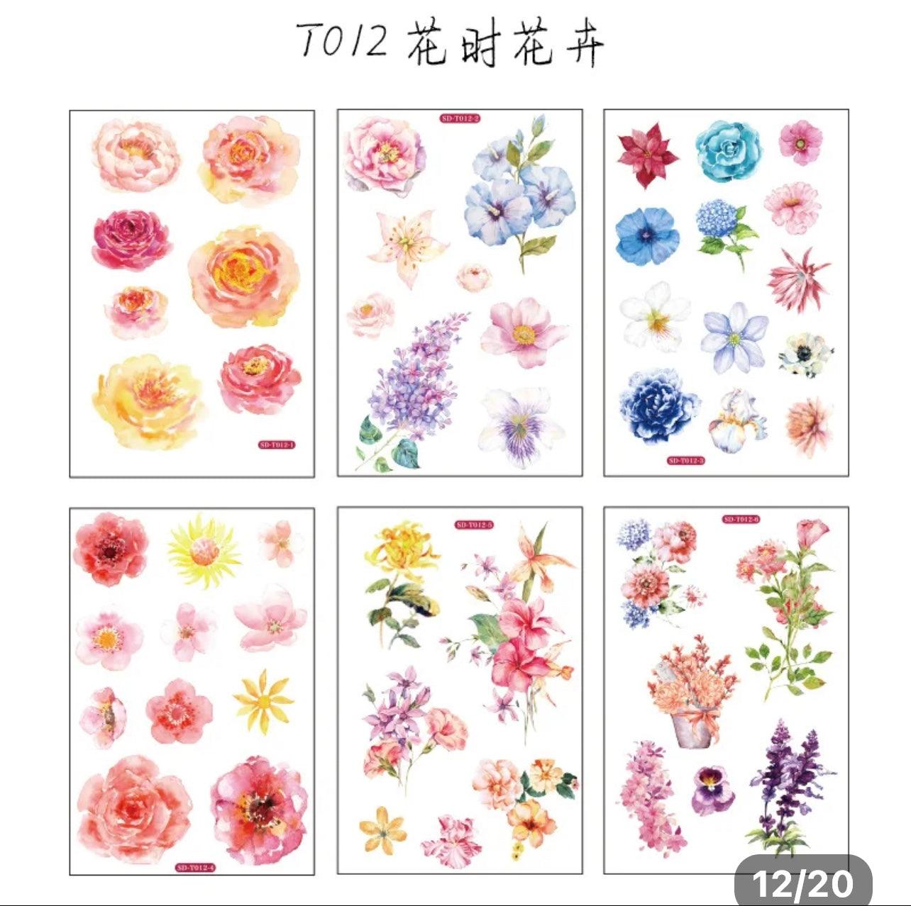 Creative Washi Paper Stickers - Journal Carnival