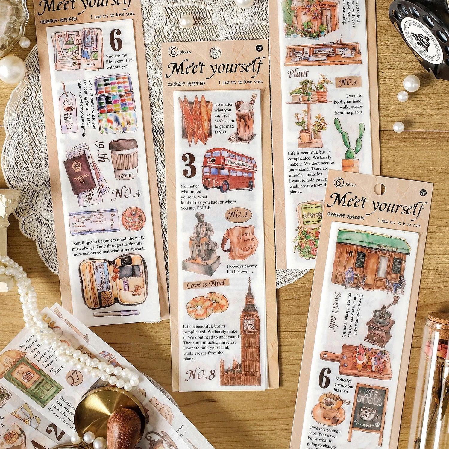 Meet Yourself Series Stickers - Journal Carnival