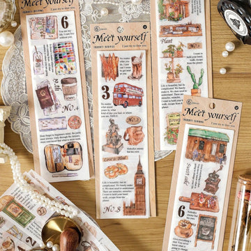 Meet Yourself Series Stickers - Journal Carnival