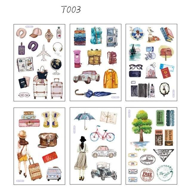 Creative Washi Paper Stickers - Journal Carnival