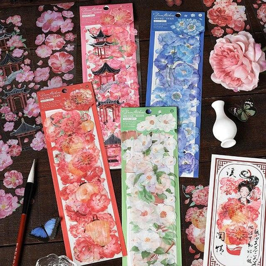 Pet flower Deco Stickers - Journal Carnival