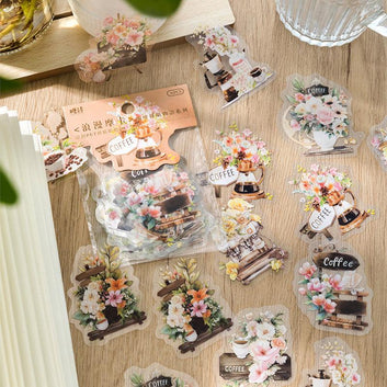 Coffee collage story series sticker - Journal Carnival
