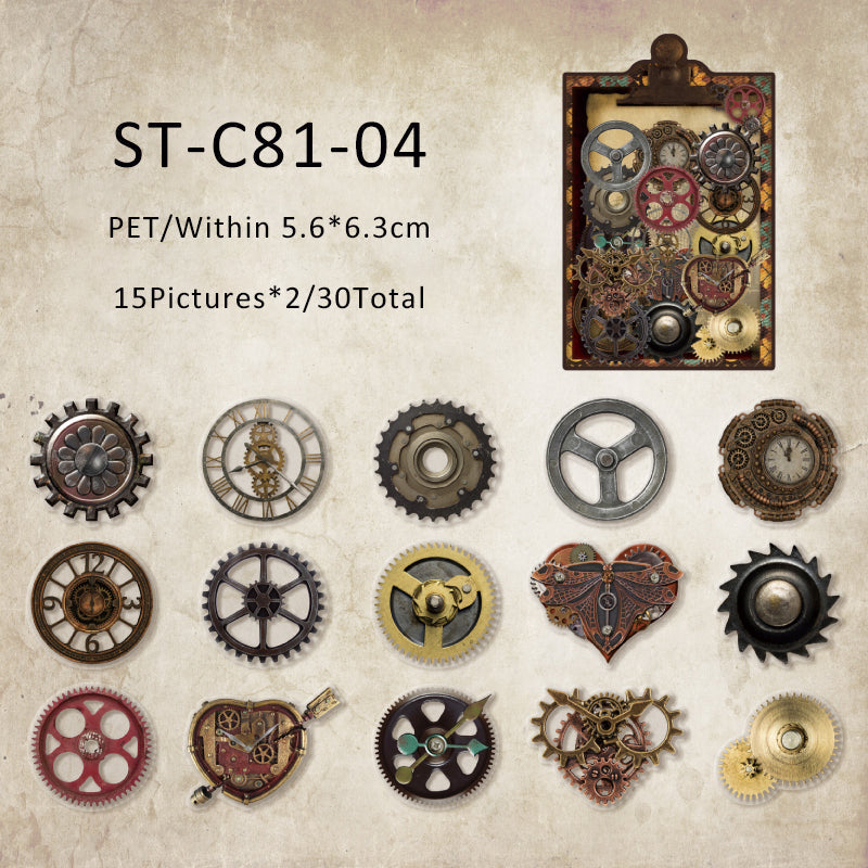 Industrial Town Series sticker - Journal Carnival