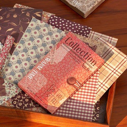 Warm Time Vintage Background Papers - Journal Carnival
