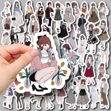 Cute Cartoon Character Stickers - Journal Carnival