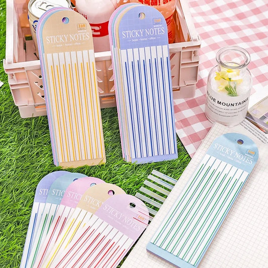 Pet Ultra thin Strip Scribing Sticky Notes - Journal Carnival