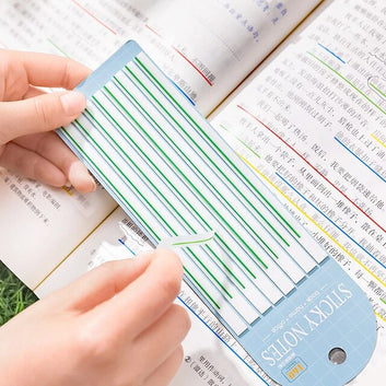 Pet Ultra thin Strip Scribing Sticky Notes - Journal Carnival
