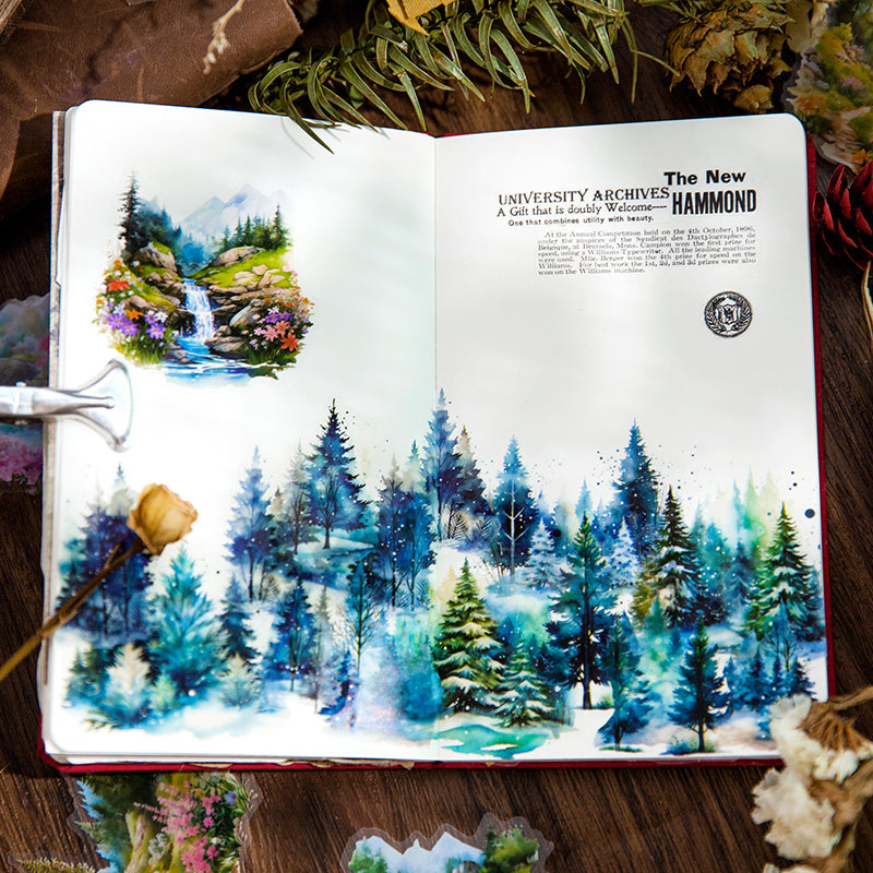 The Twilight Forest series sticker - Journal Carnival