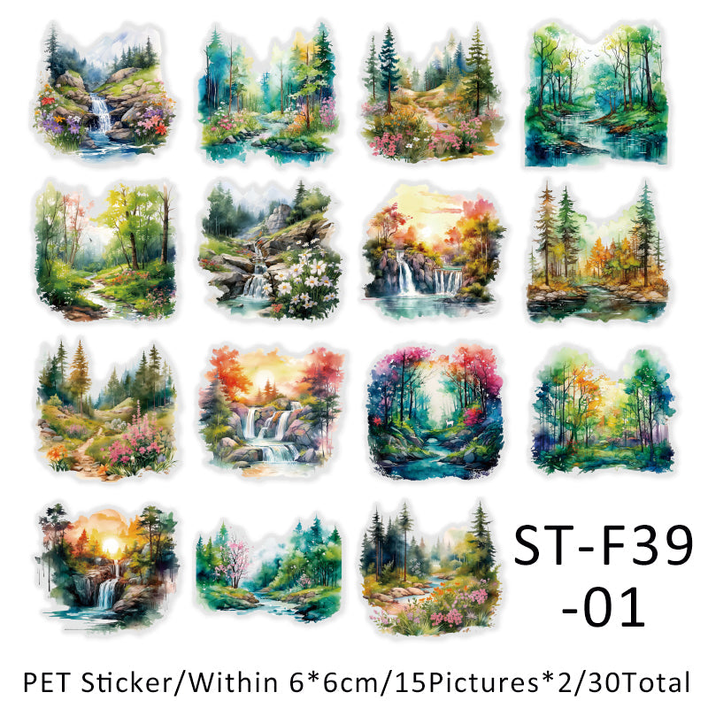 The Twilight Forest series sticker - Journal Carnival