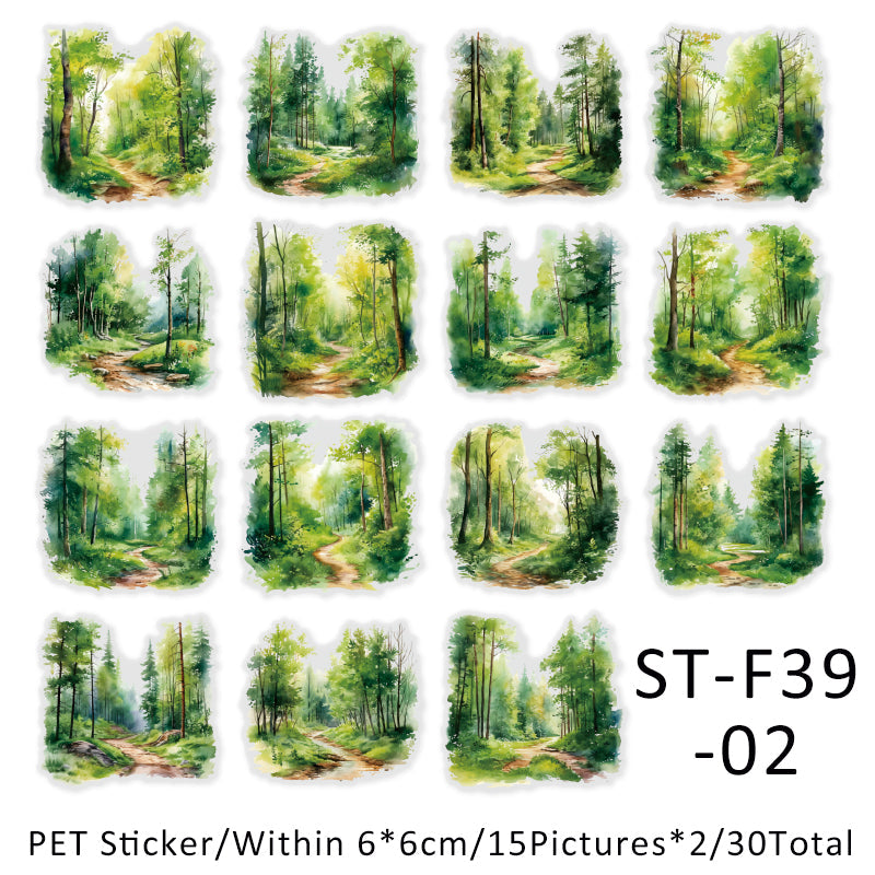 The Twilight Forest series sticker - Journal Carnival