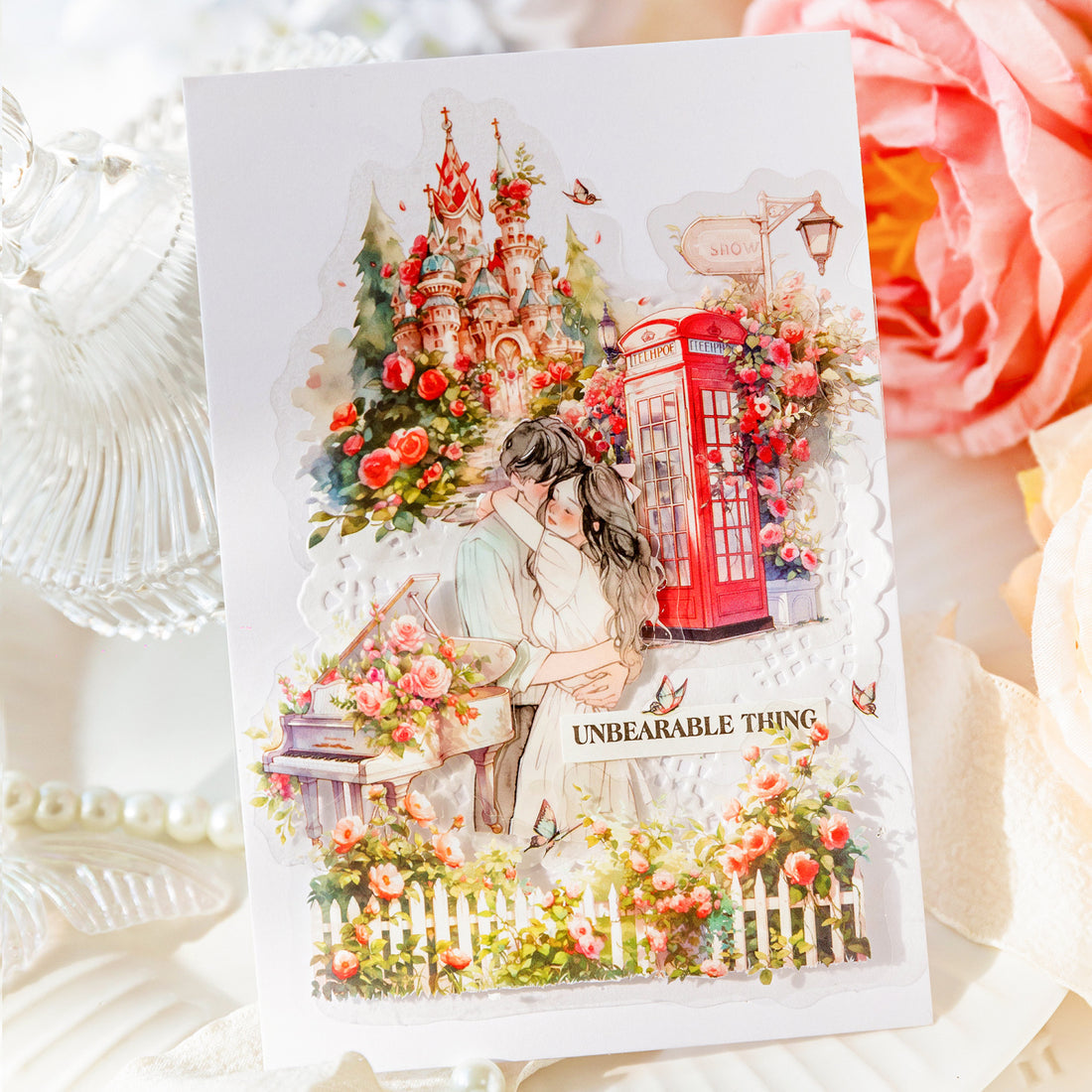 Flower room courtyard series Pet stickers - Journal Carnival