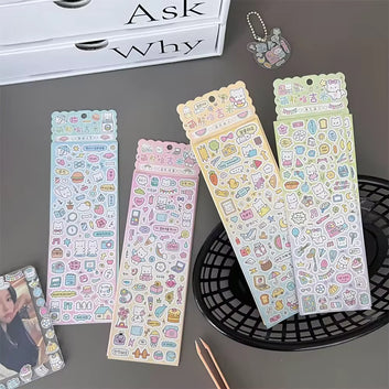 Cute Cartoon Card Stickers