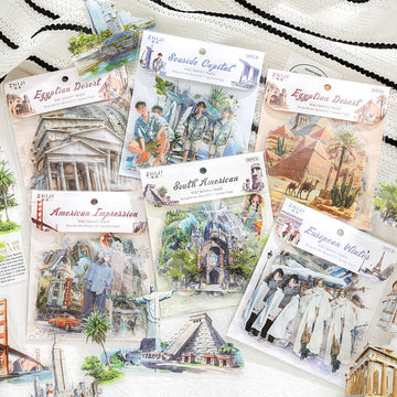 Around The world series sticker