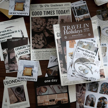 Holiday travel series Material paper sticker - Journal Carnival