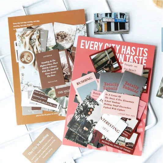 Aesthetic Globe Traveler Stickers - Journal Carnival