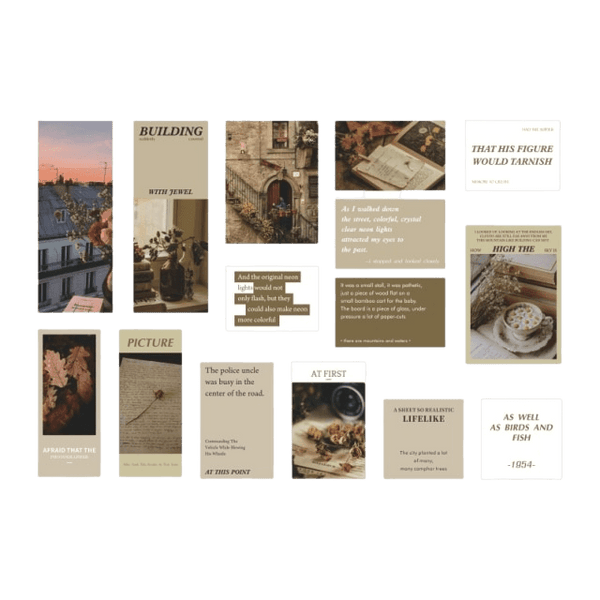 Aesthetic Globe Traveler Stickers - Journal Carnival