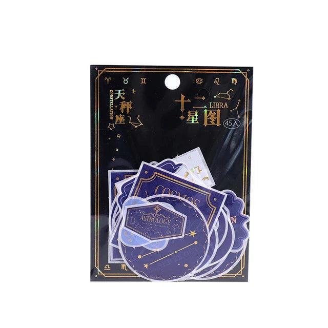 Twelve Constellation Series INS Decorative Sticker - Journal Carnival