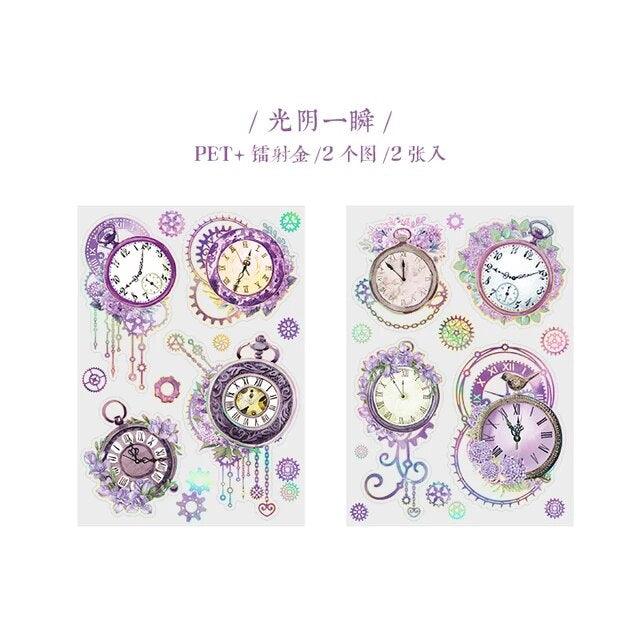 Time Wheel Roaming series sticker - Journal Carnival