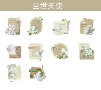 Vintage Butterfly Letter Stickers - Journal Carnival