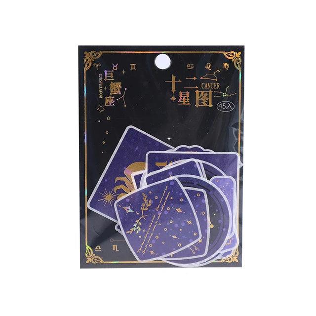 Twelve Constellation Series INS Decorative Sticker - Journal Carnival