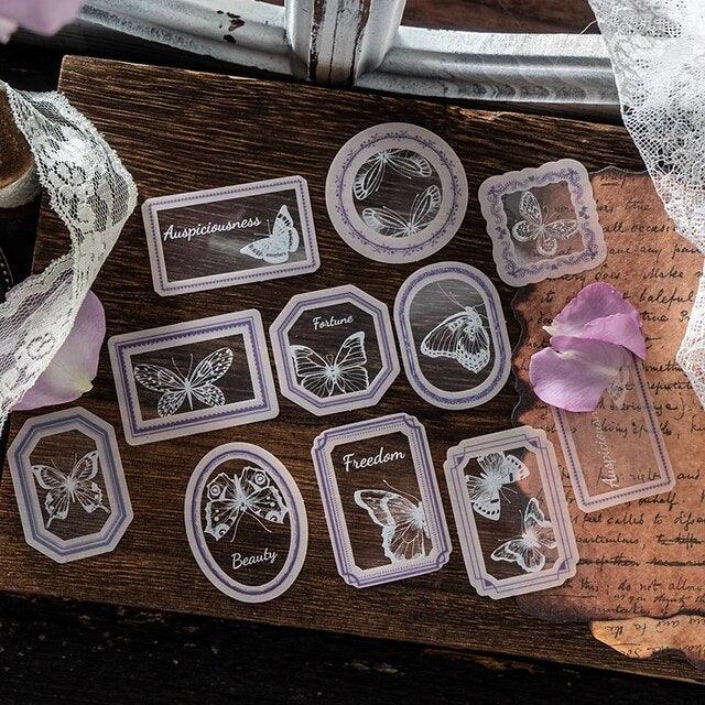 Retro frame style Pet stickers - Journal Carnival