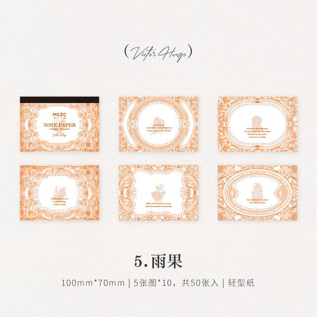 Poetry Flower Frame Memo Pad - Journal Carnival