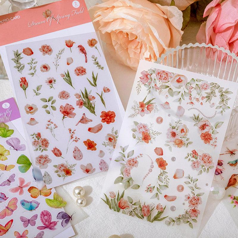 Refreshing Nature Series Transfer Sticker - Journal Carnival