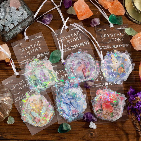 Healing Crystals Series Decorative Sticker - Journal Carnival