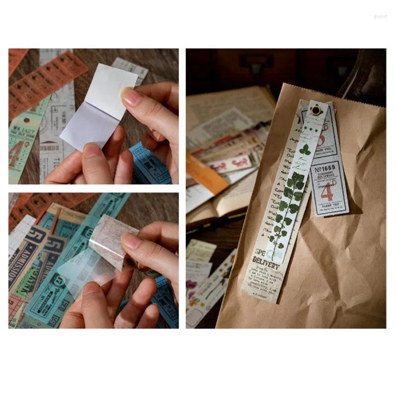 Vintage Long stripe Sticker - Journal Carnival