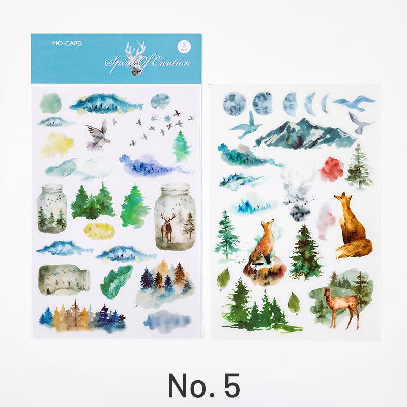 Refreshing Nature Series Transfer Sticker - Journal Carnival