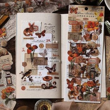 Vintage Pet Journal Sticker - Journal Carnival
