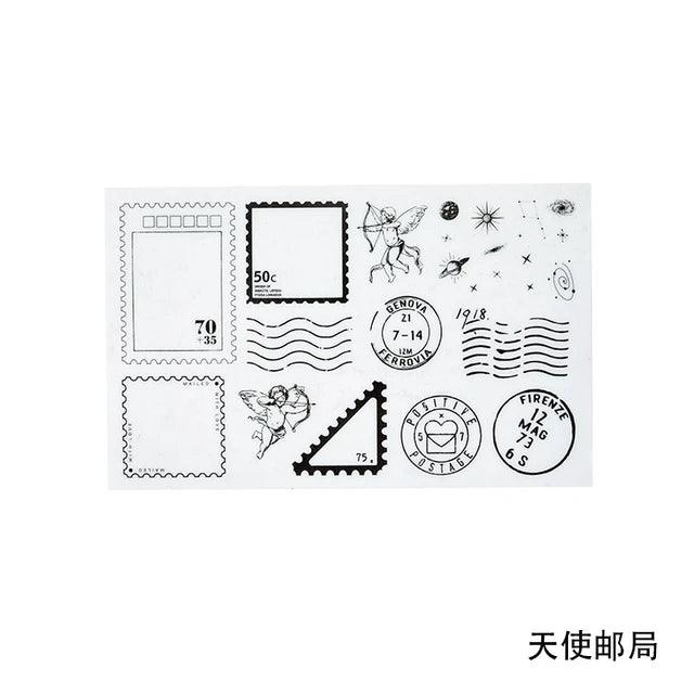 Rubber Silicone Stamps - Journal Carnival