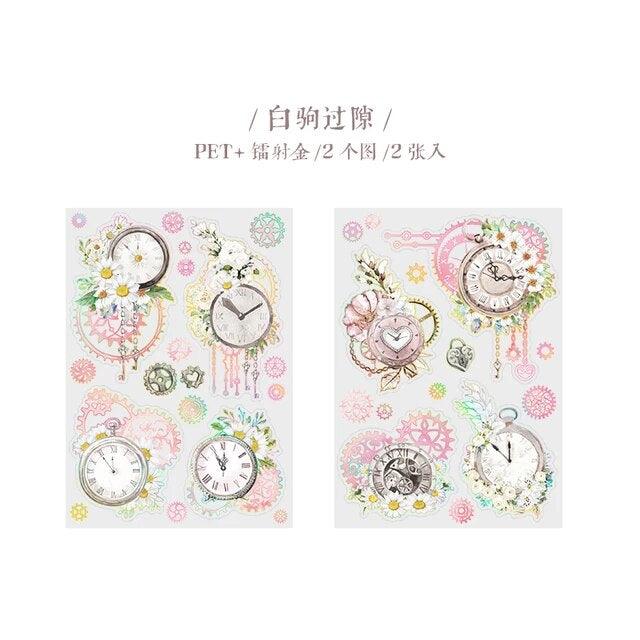 Time Wheel Roaming series sticker - Journal Carnival