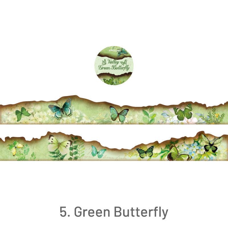 Vintage Burnt Butterfly Washi Tape - Journal Carnival