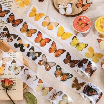 Vintage Butterfly Washi Tapes - Journal Carnival
