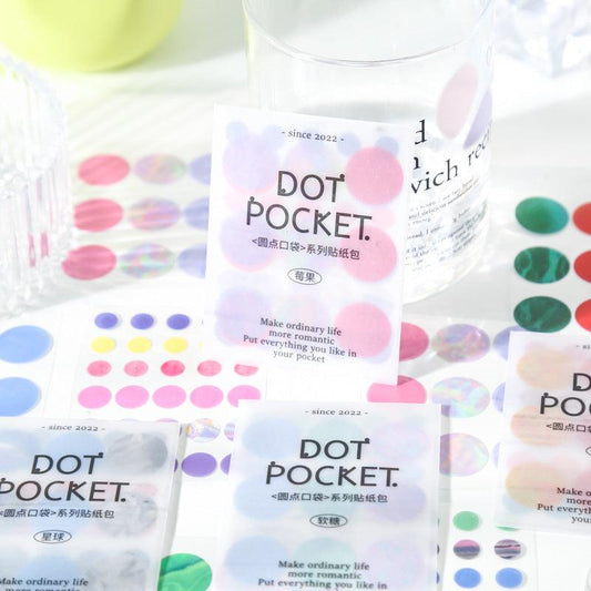 Journal Pocket Dot Sticker - Journal Carnival