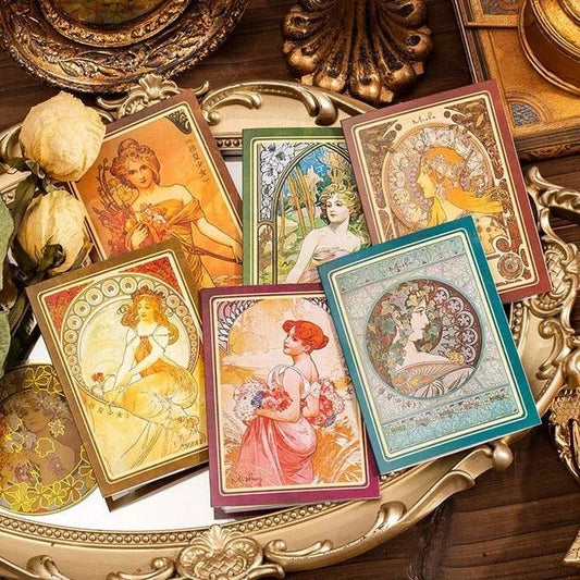 Gilded Pet Girl Stickers - Journal Carnival