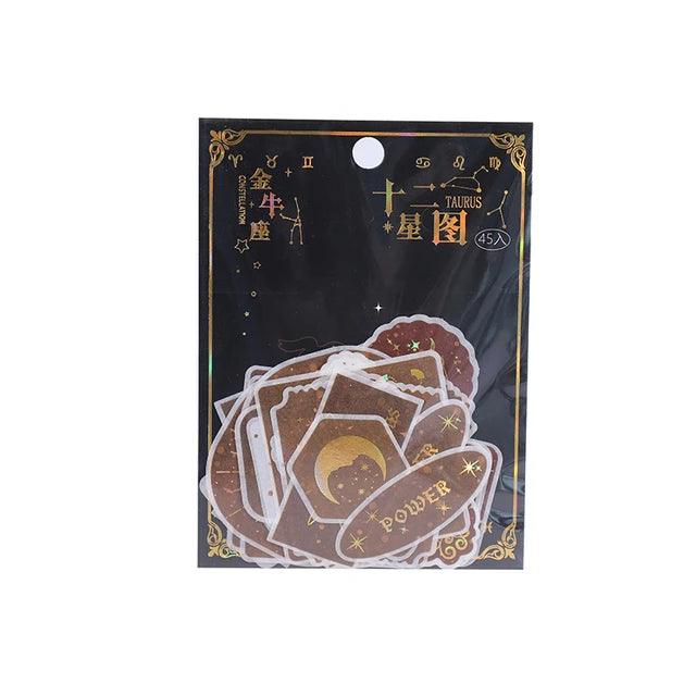 Twelve Constellation Series INS Decorative Sticker - Journal Carnival