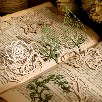 Vintage Die Cut Paper - Journal Carnival