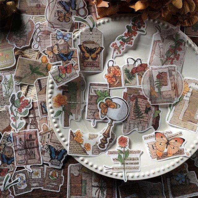 Vintage Aesthetic Sticker - Journal Carnival