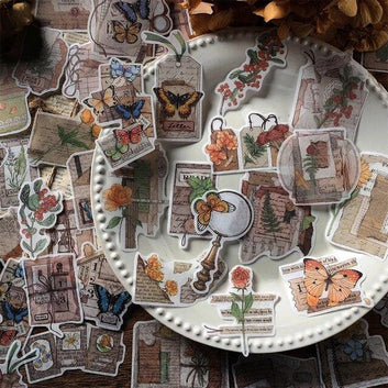 Vintage Aesthetic Sticker - Journal Carnival