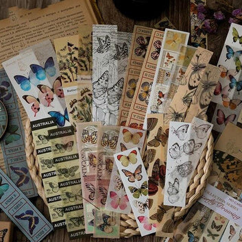 Vintage Long stripe Sticker - Journal Carnival