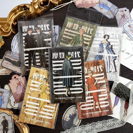 Modern Times Fashion Label Series Stickers - Journal Carnival
