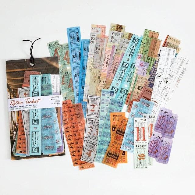 Vintage Long stripe Sticker - Journal Carnival