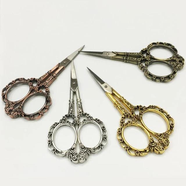 European Vintage Floral Pattern Scissors
