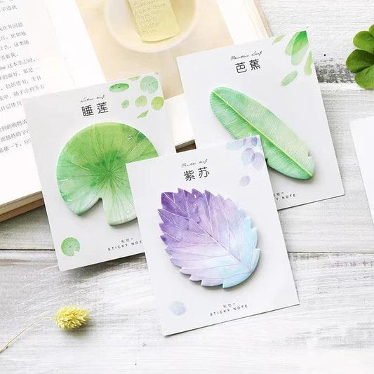 Leaf Collection Sticky Notes - Journal Carnival